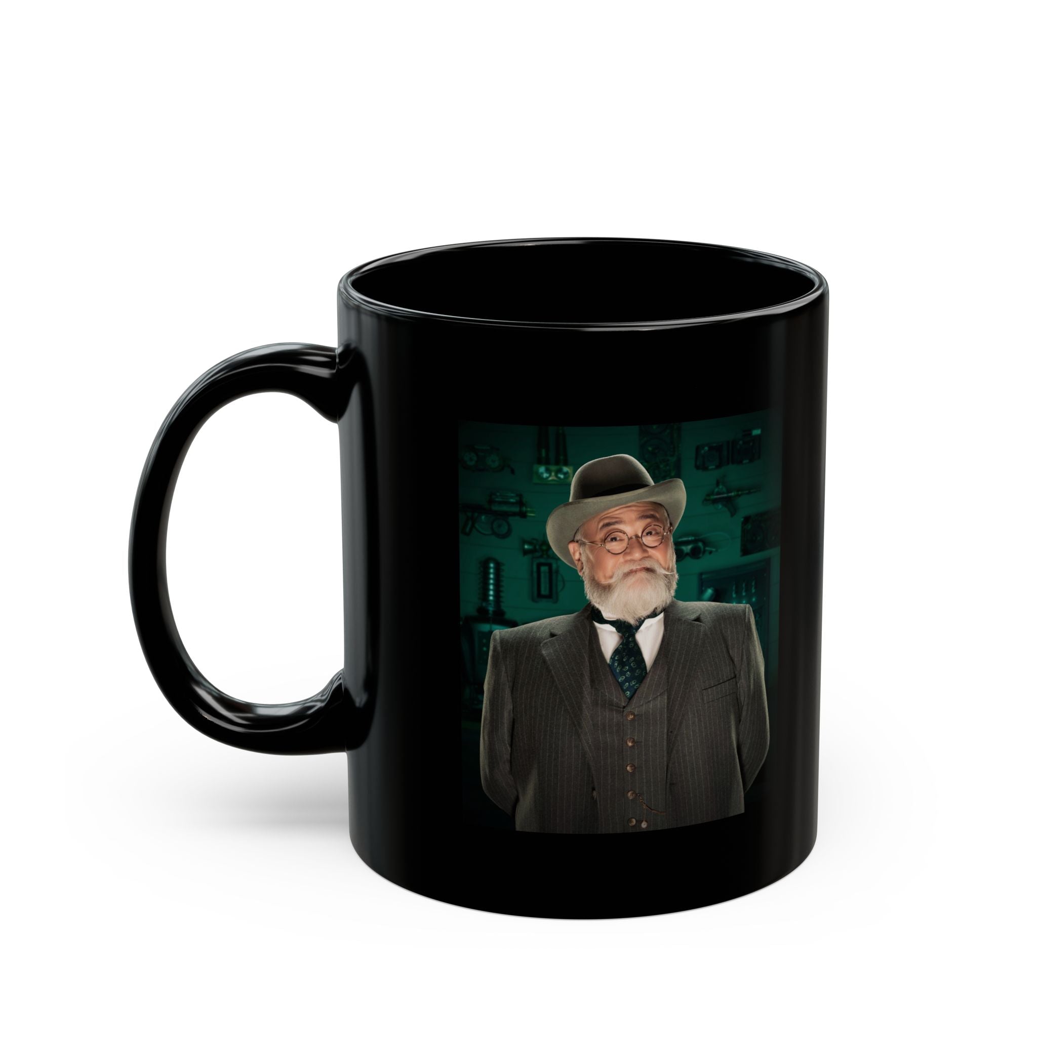 Inspector Albert Choi | Black Coffee Mug, 11oz