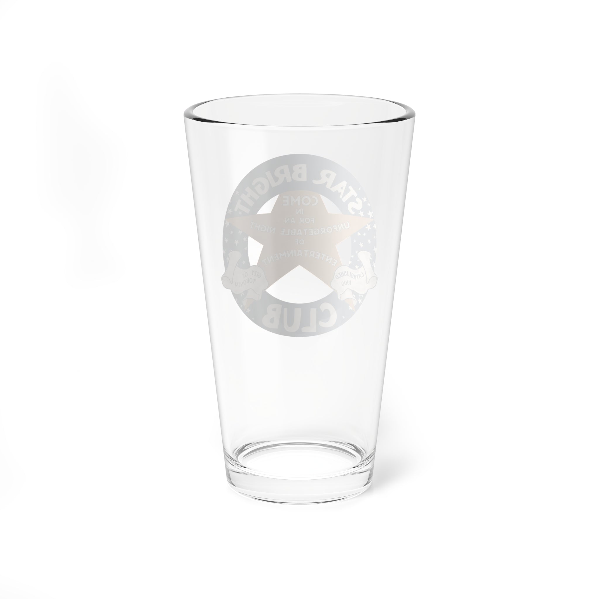 Star Bright Club - 16oz Pint Glass