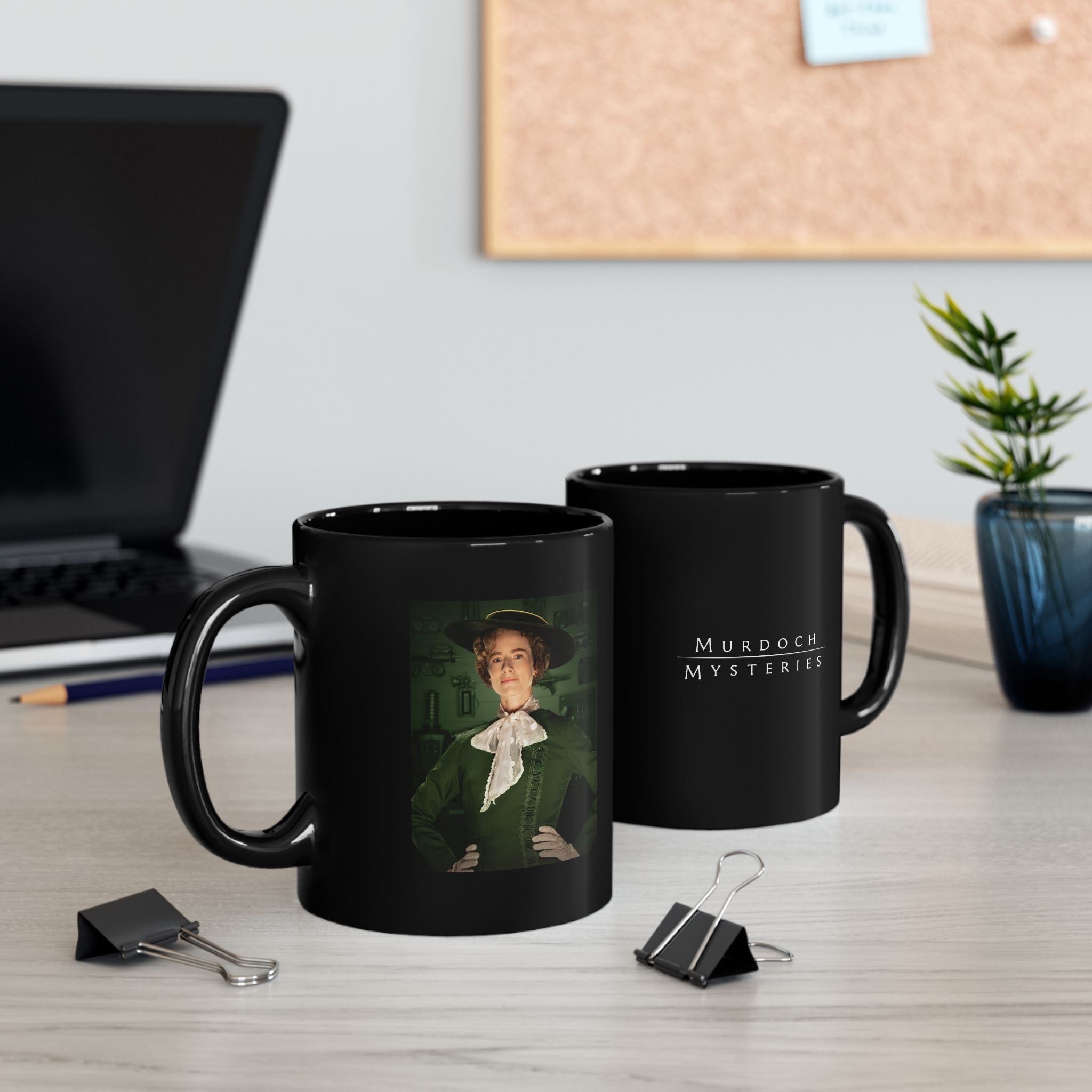Effie Crabtree | Black Coffee Mug, 11oz