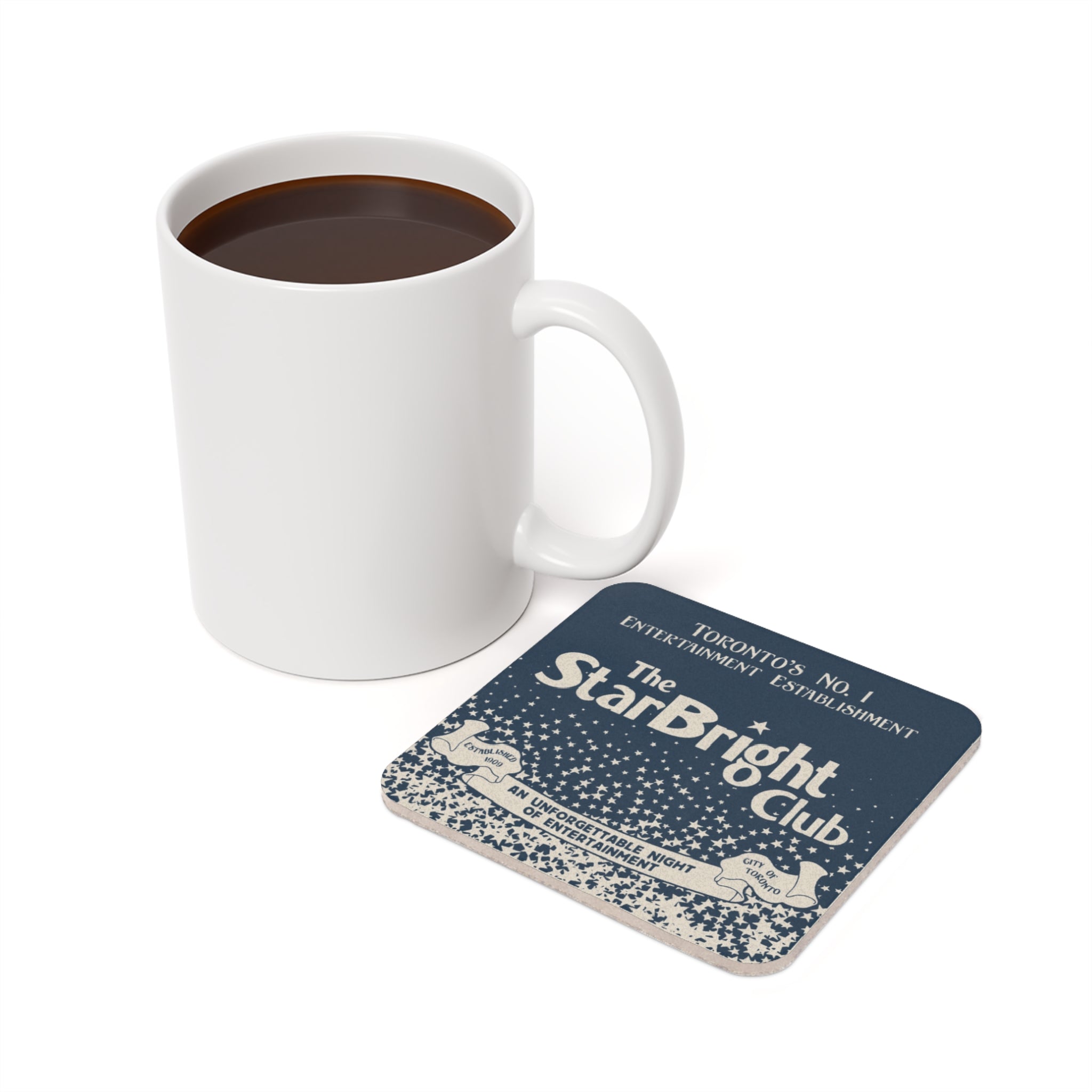 The StarBrite Club - Cork Coaster