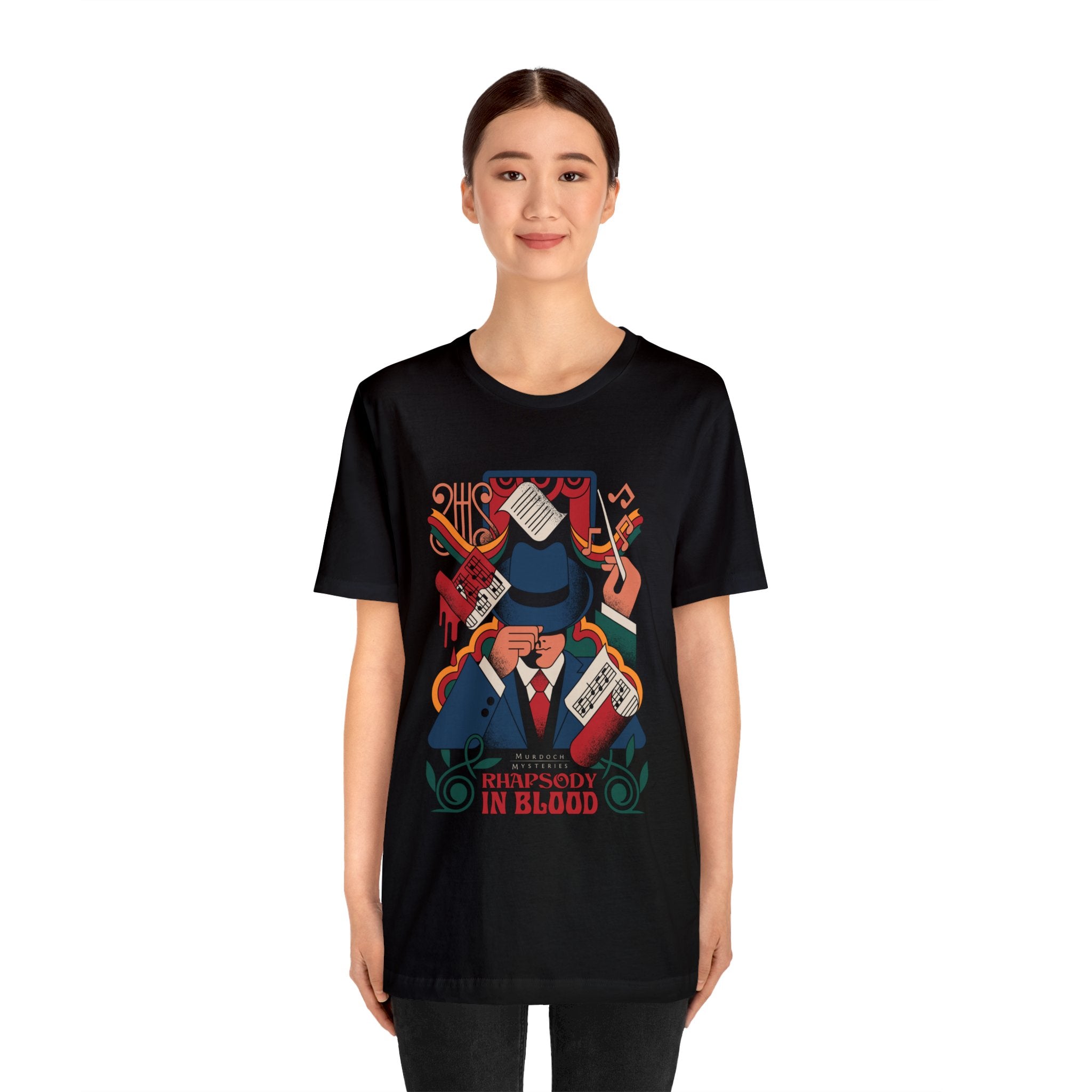 Murdoch Mysteries in Concert: Rhapsody in Blood | Unisex Jersey Short Sleeve Tee