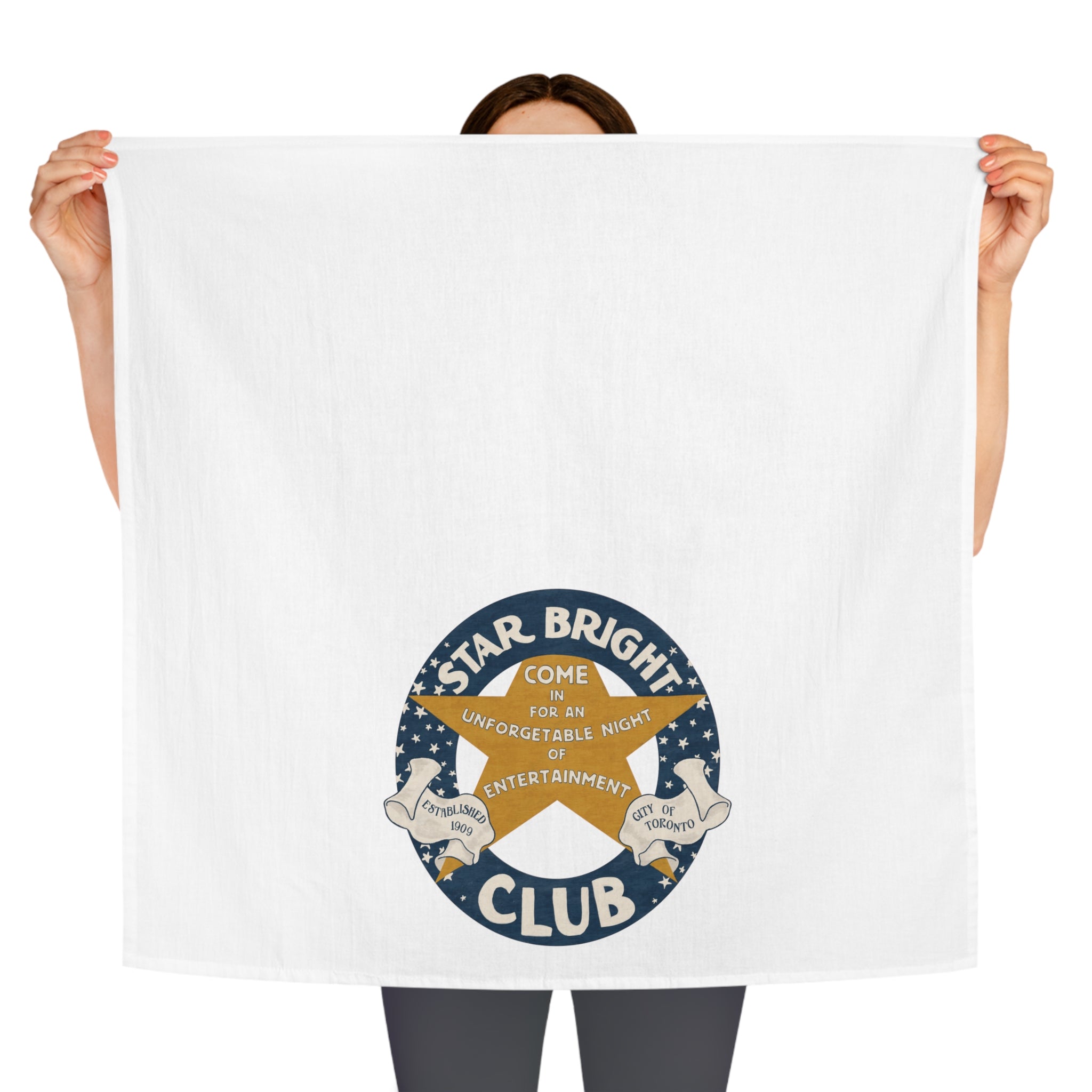 Star Bright Club Tea Towel