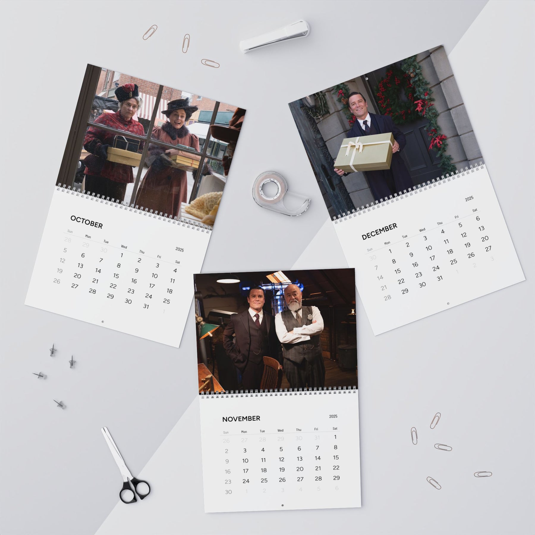 Murdoch Mysteries 2025 Wall Calendar Official Murdoch Mysteries Store