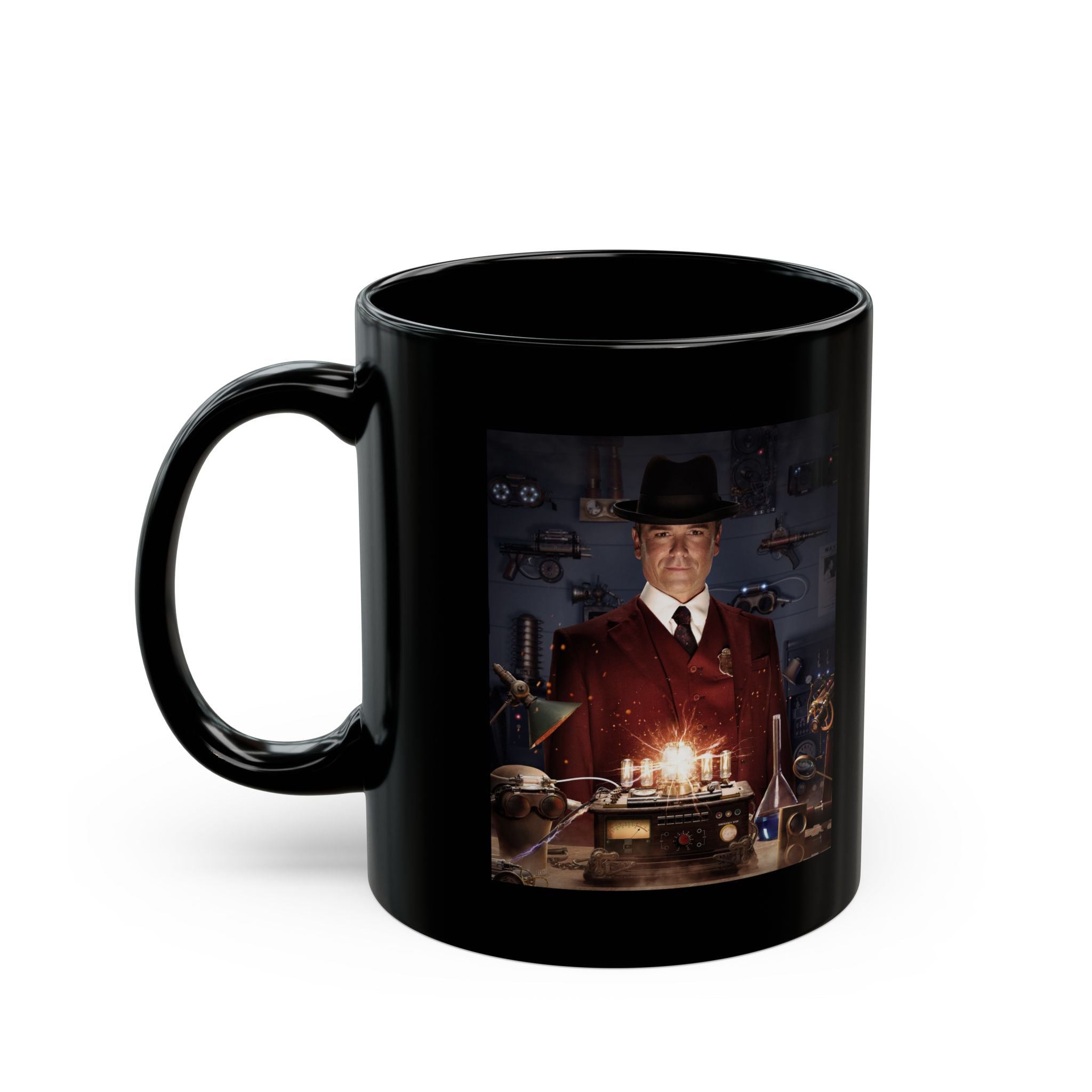 Det. William Murdoch | Black Coffee Mug, 11oz