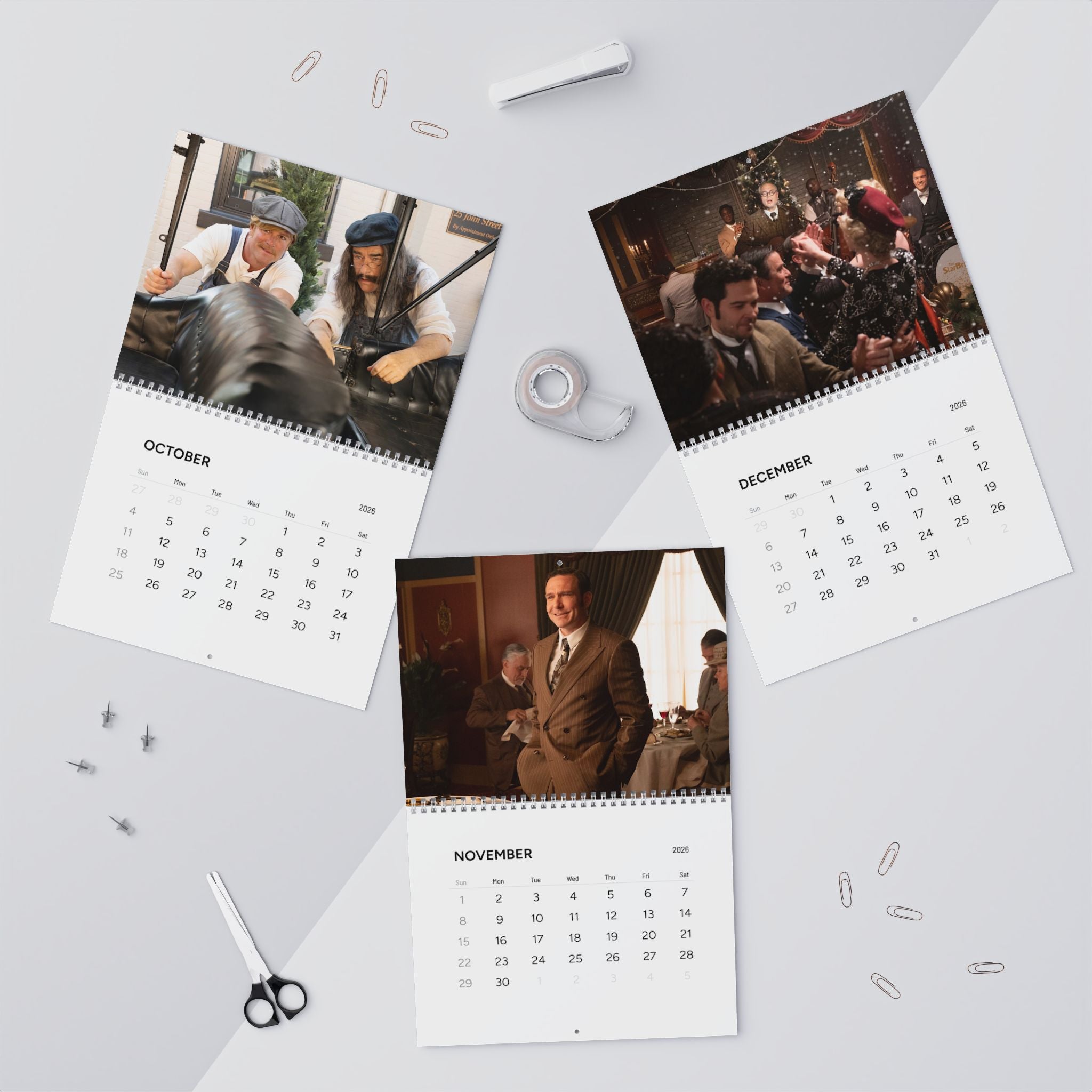 Murdoch Mysteries 2026 Wall Calendar