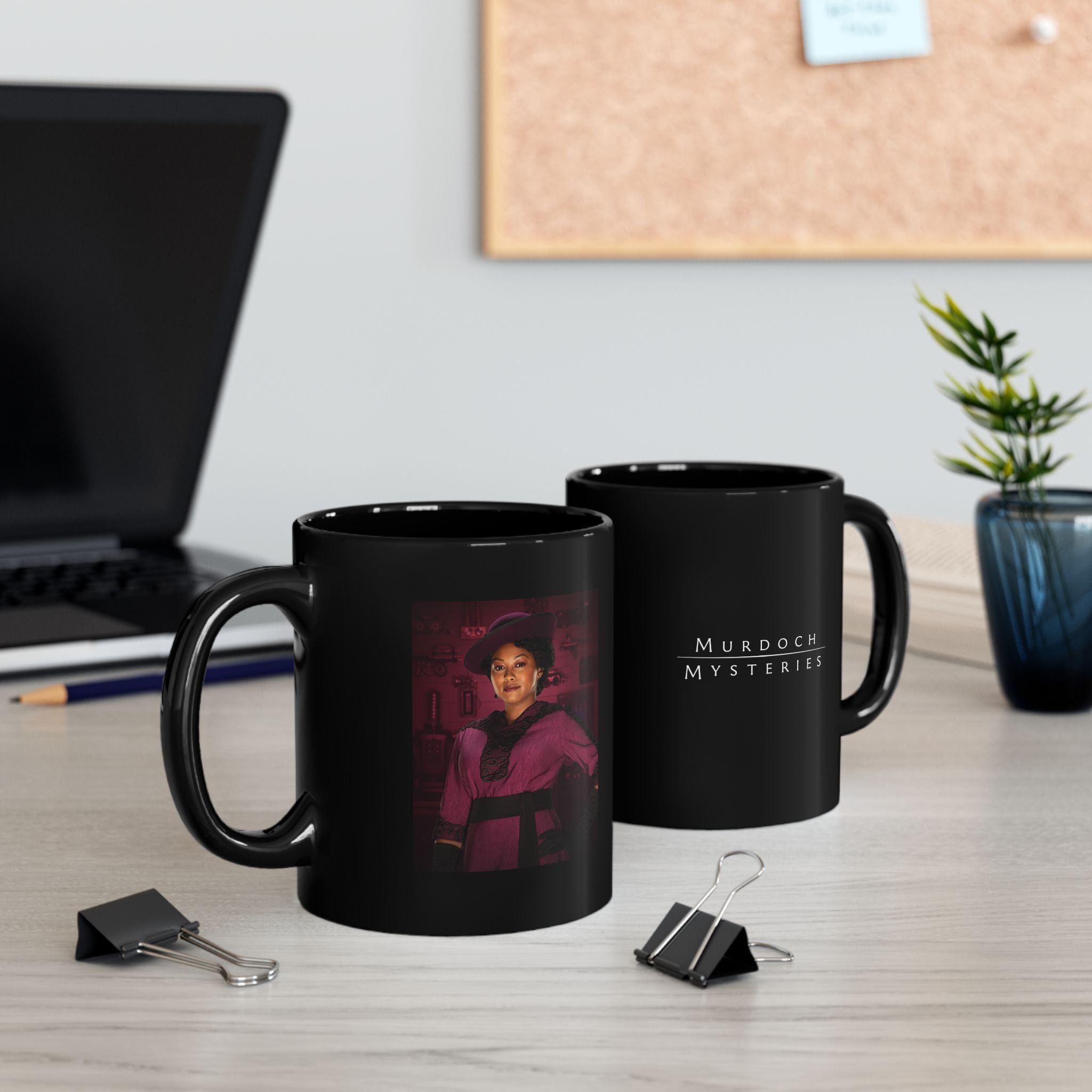 Violet Hart | Black Coffee Mug, 11oz