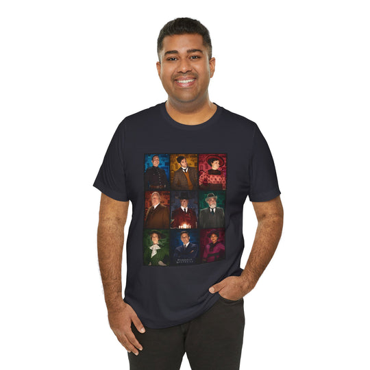 Murdoch Mysteries Characters of Season 18 | Unisex Jersey Short Sleeve Tee