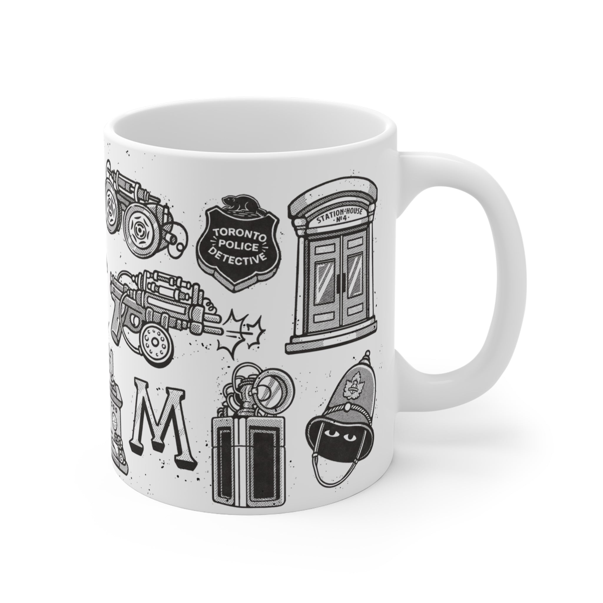Station House No. 4 - Flash Sheet Ceramic Mug