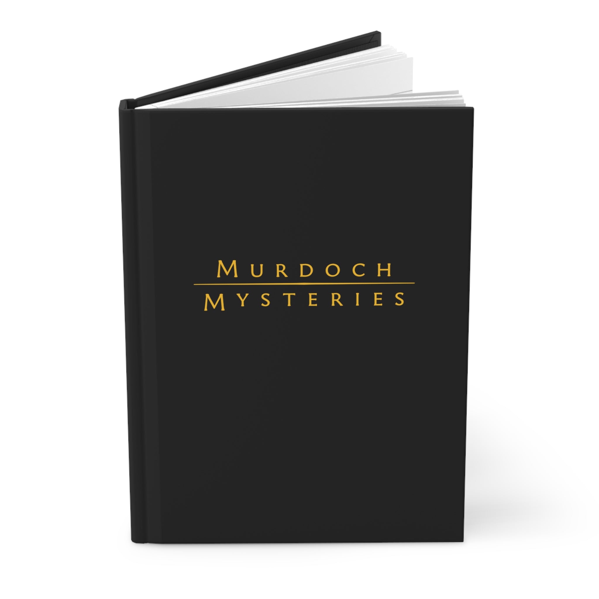 Classic Murdoch Mysteries Logo | Ruled Notebook