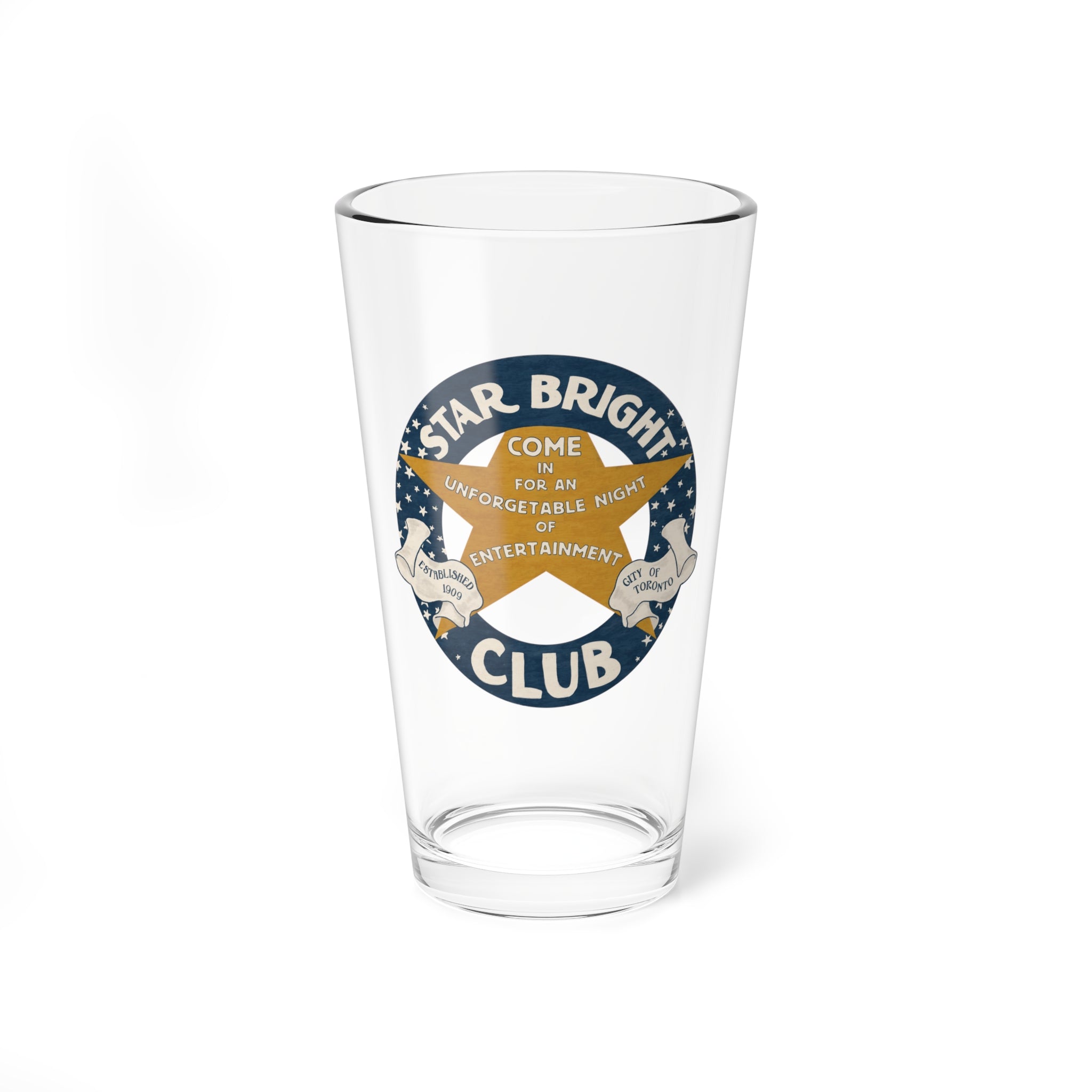 Star Bright Club - 16oz Pint Glass