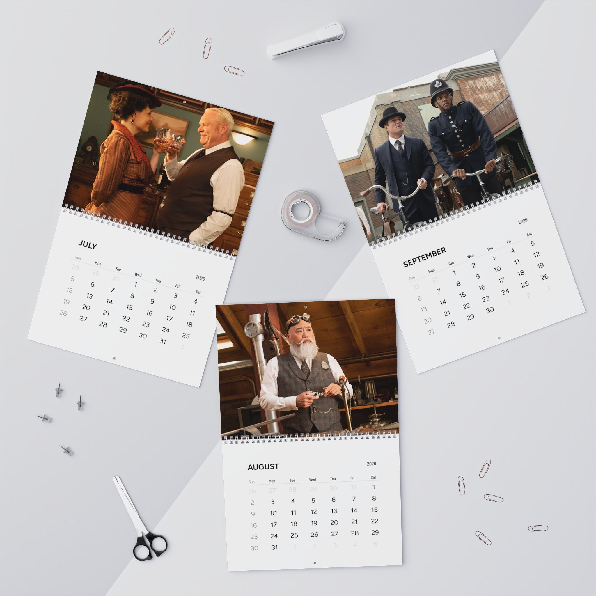 Murdoch Mysteries 2026 Wall Calendar