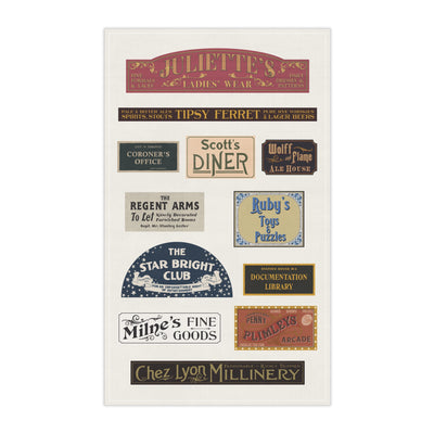 Signs of Murdoch Mysteries | Kitchen Towel