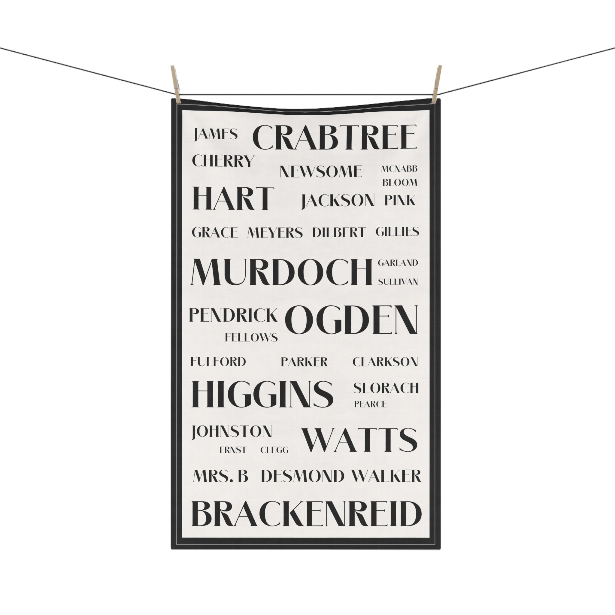 Murdoch Mysteries | Character Kitchen Towel