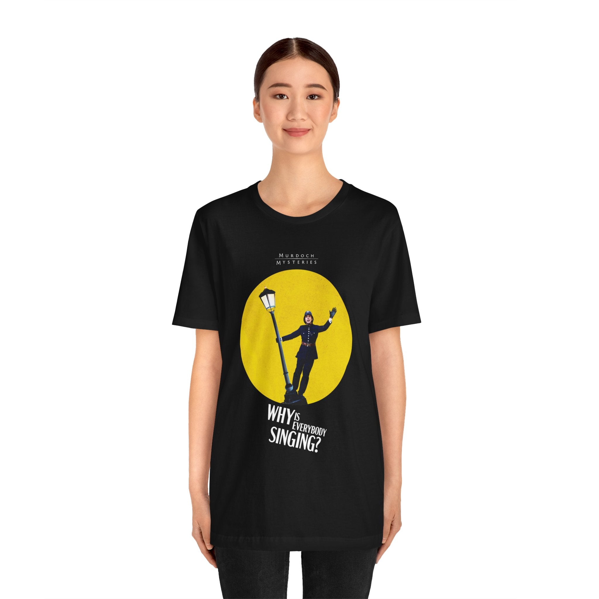 Why Is Everybody Singing? | Crabtree Lamppost | Unisex T-Shirt
